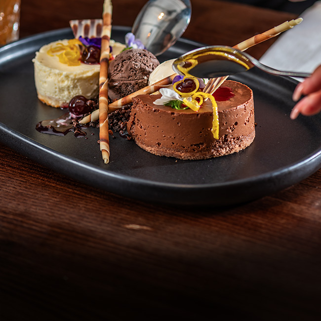 Dessert menu at The Botanist Bristol