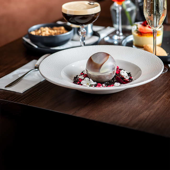 Dessert menu at The Botanist Bristol