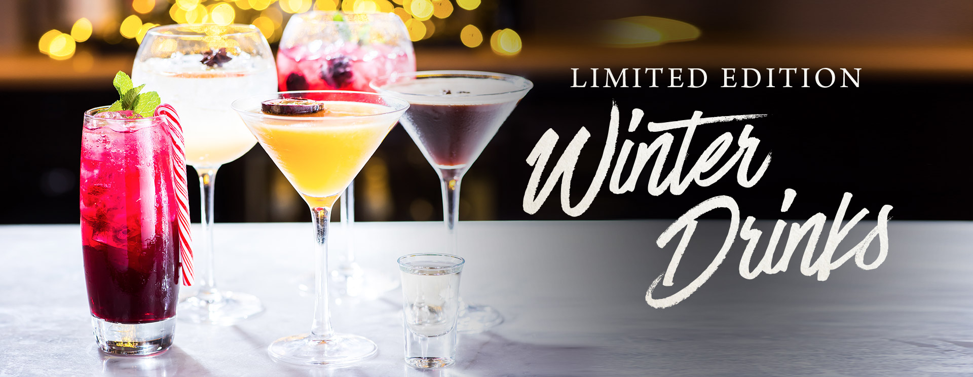 Winter cocktails and long drinks at The Botanist Bristol